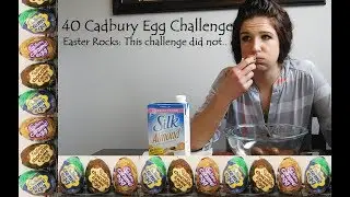 40 CADBURY EGG CHALLENGE | GIRL VS. FOOD| B.A.B. LOVES EASTER