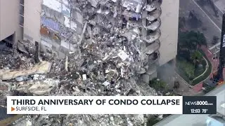 Third anniversary of Florida condo collapse
