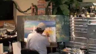 James Coleman Painting Hilton Head Time Lapse