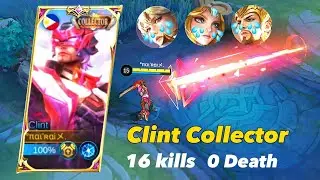 Finally!! Clint New Upcoming Collector Skin Crimson Blast!! -(MobileLegendsBangBang)-(ClintGameplay)