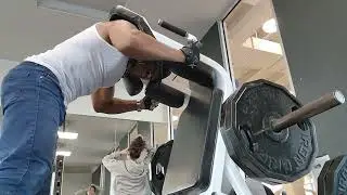 Hack squats legs workout