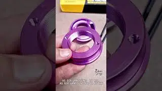 ADAPTOR AS GIR BMX 20 AS GIR LANGSUNG TO BSA HT2 / BB KOTAK STRUMMER UNGU #partsepeda #alatsepeda