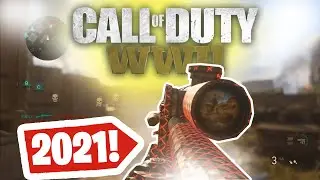 COD WW2 in 2021!?!? Clip Race vs. Caesar (SNIPING)