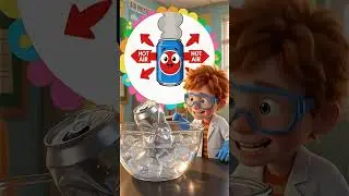 Boom! 💨 The can got crushed by air &mdash; not magic, just science!