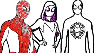 How To Draw SPIDER-MAN: BRAND NEW DAY - drawing tutorial | Coloring pages, Coloring book