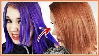 Dying My Hair 'Normal' for the First Time | Blue to Blonde to Rose Gold