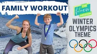 Workout with Kids | Winter Olympics 2022 | Family Fitness Class!