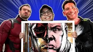 I Showed My Art to DAREDEVIL and THE PUNISHER - and their reaction SHOCKED ME!