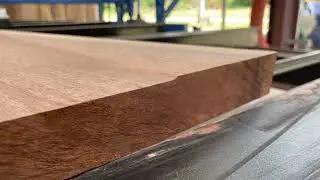 TruCut 96 Slab Surfacer doing work on a beautiful Black Walnut slab #shorts
