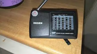 Degen DE321 DSP Portable receiver 9690 kHz Shortwave Radio Exterior Espana telescopic antenna