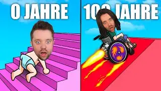 JEDE STUFE = 1 JAHR LEBEN! in TREPPE ZUM HIMMEL