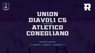 ROPLOTS HIGHLIGHTS | Union Diavoli C5 - Atletico Conegliano | Serie C1 Veneto - GIORNATA 11