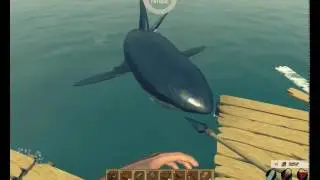 Raft Survival Game 1 видео в 2017 году, снятое в 2016. Парящая Акула и магическое исчезновение