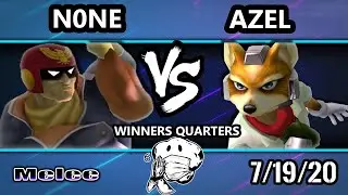GOML 2020 SSBM - UYU | n0ne (Captain Falcon) Vs. Azel (Fox) Melee Winners Quarters