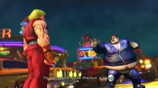 Ultra Street Fighter 4 Rival Cutscenes: Rufus vs. Ken