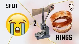 Кольца из монеты в полпенни раскололись! Что пошло не так? Проблемы с изготовлением колец из монет.