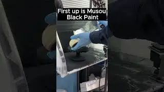 Comparing the world's blackest materials #musou #musoublack #japan #sneakers #diy #science