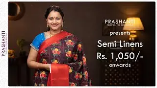 Semi Linens with Digital Prints by Prashanti | 19 Dec 21