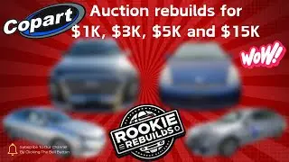 4 Auction Rebuilds, 1 Challenge: Which Car Will Make the Most Profit?! Part 1