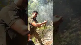 Bamboo chicken in Jungle petroling 🥷🏿⚔️🥷🏿 #army #trending #military #militaryeverything #viral
