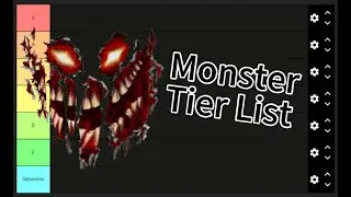 Roblox Pressure Monster Tier List