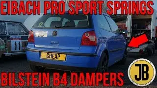 Установка спортивной подвески на мой VW Polo 9n (заниженная, дешевая) | Проект Pointless Polo