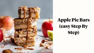 Apple Kuchen Bars With A Spiced Salted Pecan Caramel