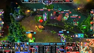 FNC vs MIL Highlights - 2014 EU LCS W10D2