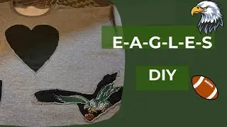 Eagles NFC East Champs! 🏈 Reverse Appliqu&eacute; Sweatshirt Transformation
