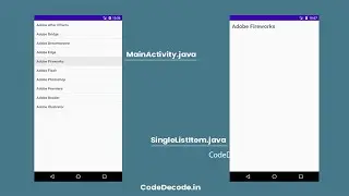 Android ListView Tutorial | CodeDecode