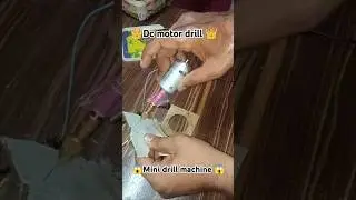 how to make mini drill machine with dc motor, #minidrill #minidrillmachine #drillchuck #555dcmotor