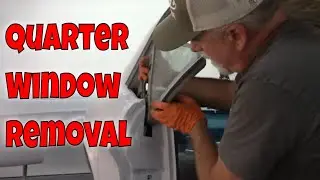 Removing the Quarter Window and Regulator from a classic Mustang. Jade part 64