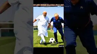 Modi Aur Trump Ek Sath Football Khelte Hue!😱 | Rare Frendly Match