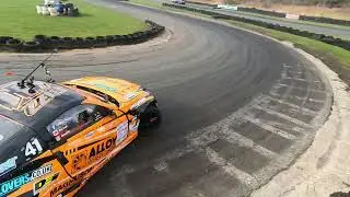 teesside drifting fpv drone chasing 2024