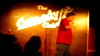 Derek Allen's first open-mic performance
