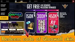 PCV REWARDS GET FREE LIVE VIEWERS MILESTONE REWARDS FREE FIRE 100K 300K 450K WATCHING REWARDS #code