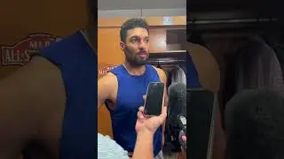 Marcus Semien talks Max Scherzer, Nathan Eovaldi. #Rangers #alcs #mlb