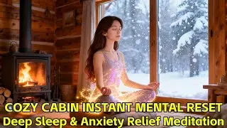 COZY CABIN INSTANT MENTAL RESET | Deep Sleep & Anxiety Relief Meditation