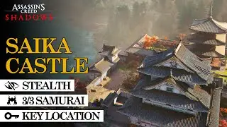 Saika Castle stealth walkthrough (legendary Tale Smasher kanabo) | Assassin's Creed Shadows