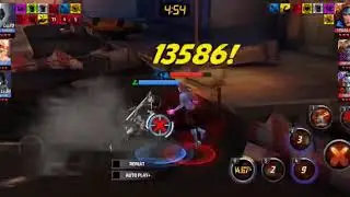 Marvel Future Fight-Deadpool&rsquo;s ultimate timeline battle-Colossus team up Phoenix Five Uniform-Part 1