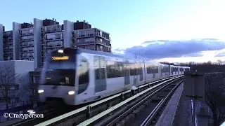 RET metro 2x RSG3, combi (R)SG3 Zuidplein Rotterdam Lijn D+E