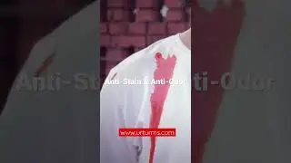 Anti-Stain & Anti-Odor clothing by TURMS #antistain #cotton #turms #antiodor #nowash