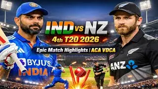 Thrilling Clash! INDIA vs NEWZEALAND 4th T20 2026 Unbelievable Finish | I Love Cricket