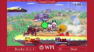 WPI Smash 4 #2 - Rocky vs. Bear - Grand Finals Set 1