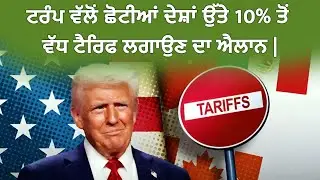 Trump announces 10% tariff on small countries |