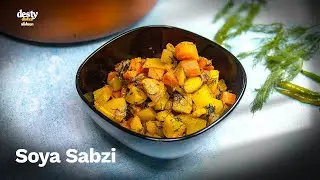 Aasan Dill Aloo Gajar Sabzi | Quick Soya Sabzi Recipe | Healthy Vegetable Soya Bhaji