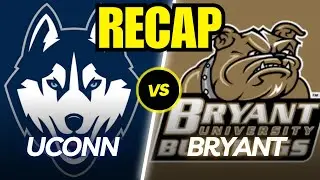 Полный обзор матча UConn против Bryant!