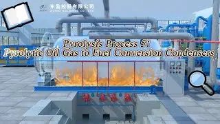 #pyrolysis Process 5: #pyrolysis oil gas to fuel conversion condensers