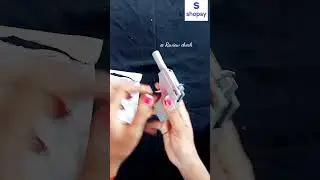 Shopsy 1 rs Gun  unboxing 🤣 dhichkyauu 🤪  #shopsyloot #shorts