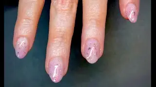 Pink and White Ombre BIAB Overlay!  Beginner Nail Tech at Work!